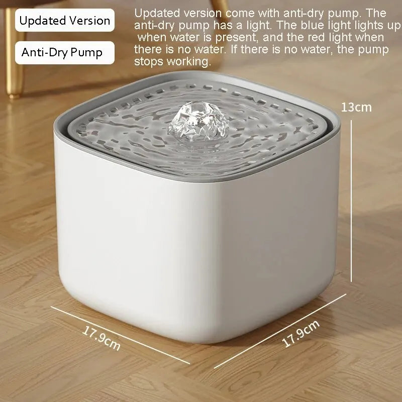 Fontaine à eau pour chiens et chats 3L avec filtration