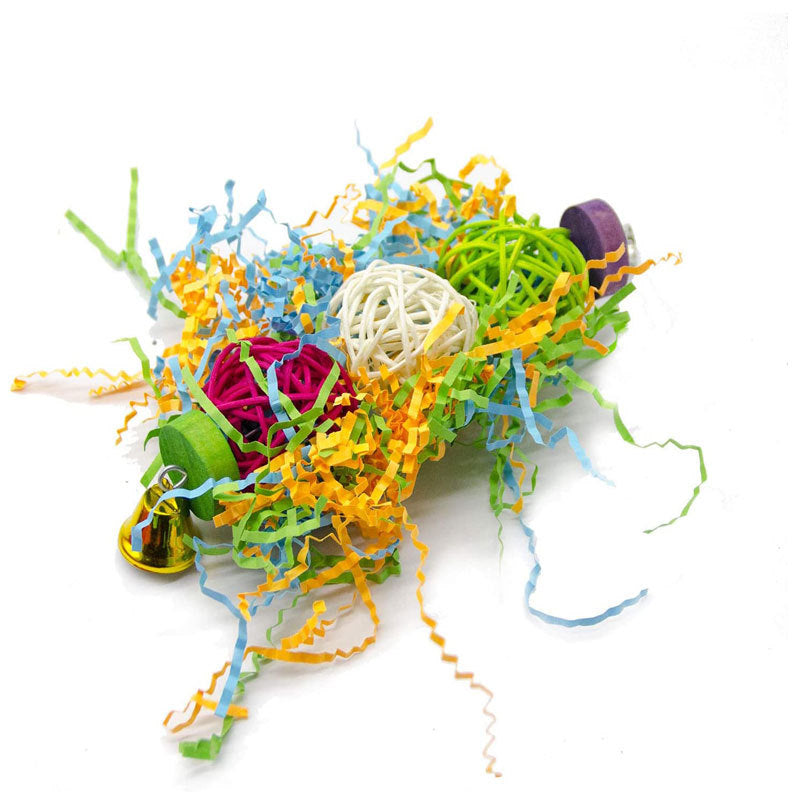 Set de 3 Jouets Colorés pour Oiseaux - Papapattes