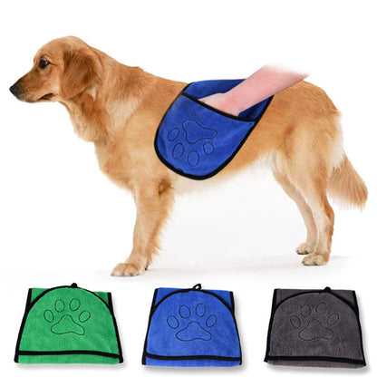 Serviette de Bain Absorbante pour Chien - Papapattes