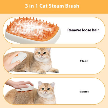 Brosse à vapeur rechargeable pour le toilettage d'animaux