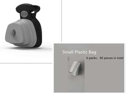 Distributeur pliable de sacs à crottes pour chiens