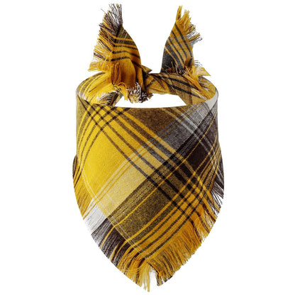 Écharpe Triangle en Plaid pour Chien - Papapattes