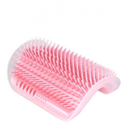 Brosse auto-toilette pour chat, massage et toilettage combinés.