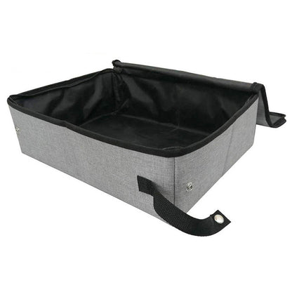 Bac à litière pliable pour chat - Confort optimal - Papapattes