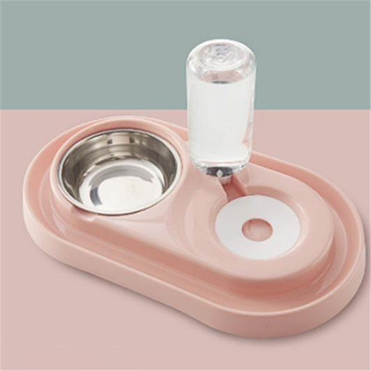 Gamelle automatique en acier inoxydable pour chien