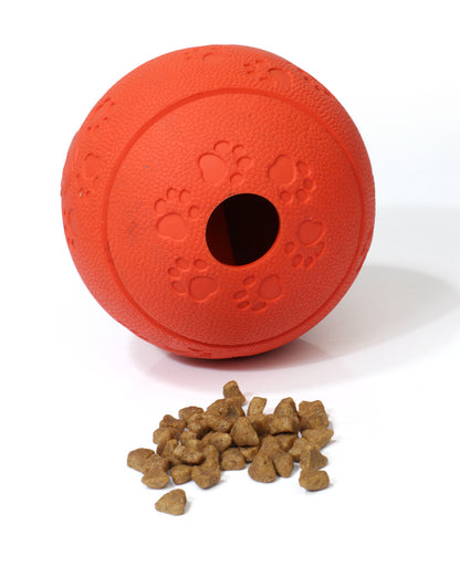 Balle distributeur de nourriture interactive pour chien - Papapattes