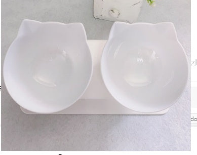 Support de gamelle élevé pour chat, pratique et élégant