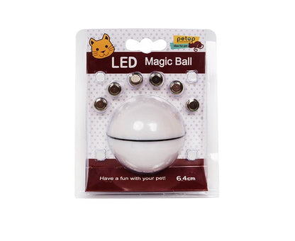 Balle LED laser électronique pour chats en action