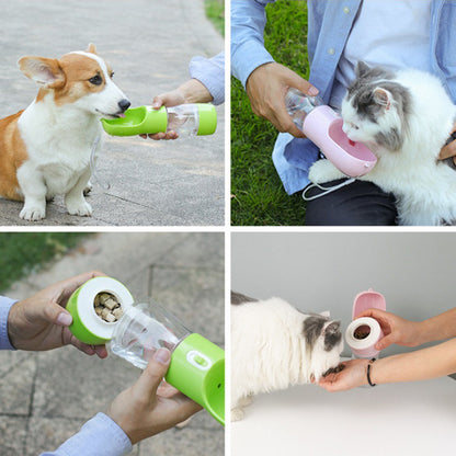 Gobelet multifonction pour animaux, pratique pour les balades.