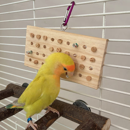 Jouet en Bois pour Perroquet - Clavier - Papapattes