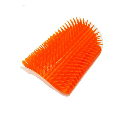 Brosse auto-toilette pour chat, massage et toilettage combinés.