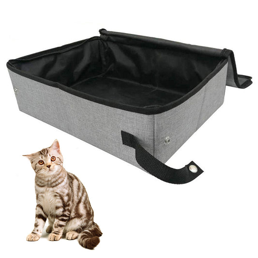Bac à litière pliable pour chat - Confort optimal - Papapattes