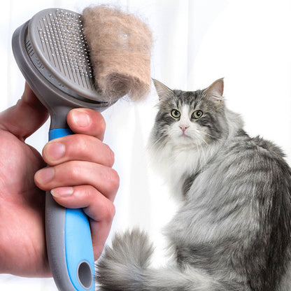 Brosse en acier pour brosser et briller le pelage des animaux