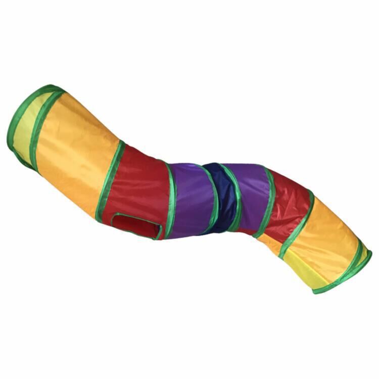 Tunnel pliable amusant pour chats - Papapattes