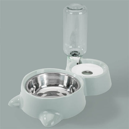 Gamelle automatique en acier inoxydable pour chien