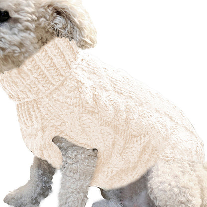 Pull d'hiver doux et chaud pour garder votre chien au chaud.