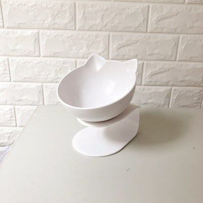 Gamelle inclinée transparente pour chats et chiens, pratique