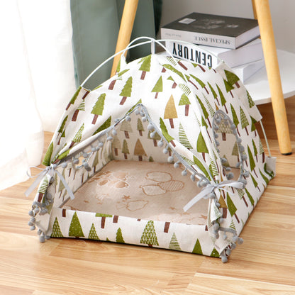 Tente confortable pour chat, un refuge douillet