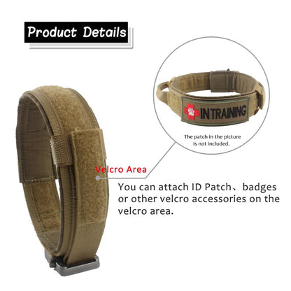 Collier en nylon résistant pour chien, alliant sécurité et confort supérieur.