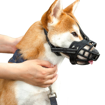 Muselière Ajustable pour Chien - Confort et Sécurité - Papapattes