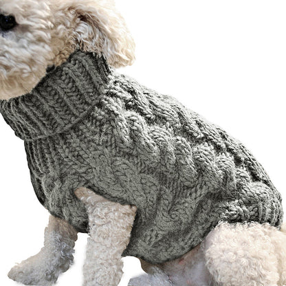 Pull d'hiver doux et chaud pour garder votre chien au chaud.
