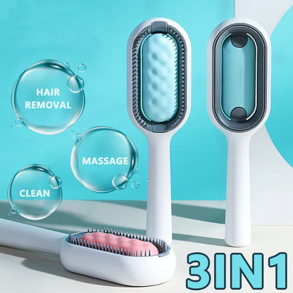 Brosse à poils innovante pour chats, douce au toucher