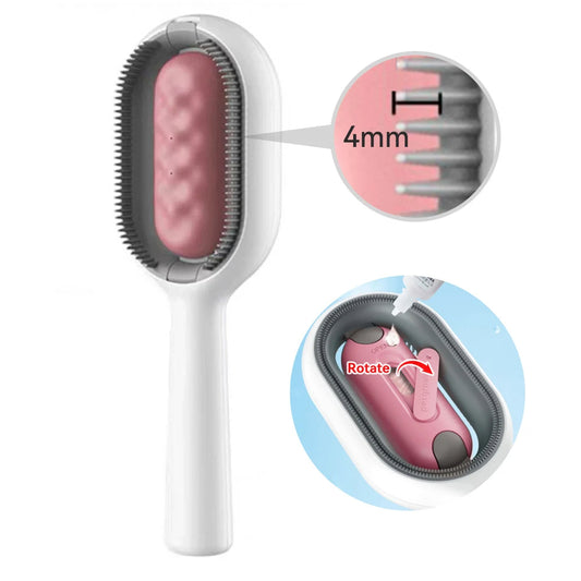 Brosse à poils innovante pour chats, douce au toucher