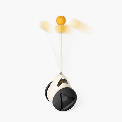 Jouet rotatif multifonction pour divertir les chats et les stimuler.