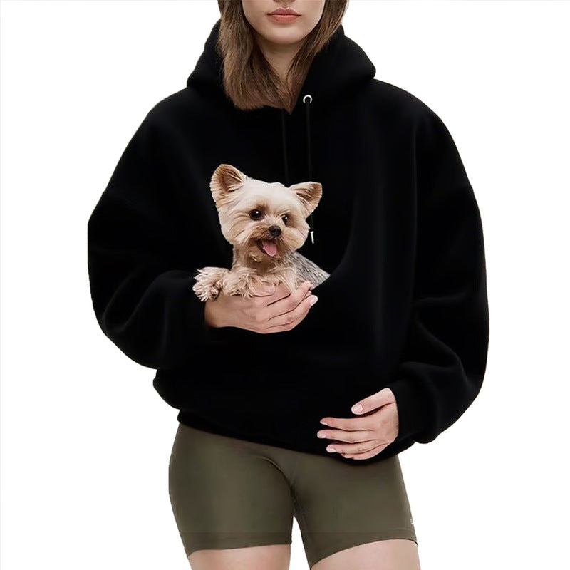 Sweat à Capuche pour Animaux, Sac de Transport Pratique