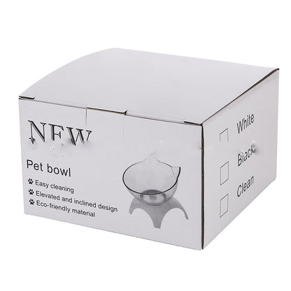Support de gamelle élevé pour chat, pratique et élégant