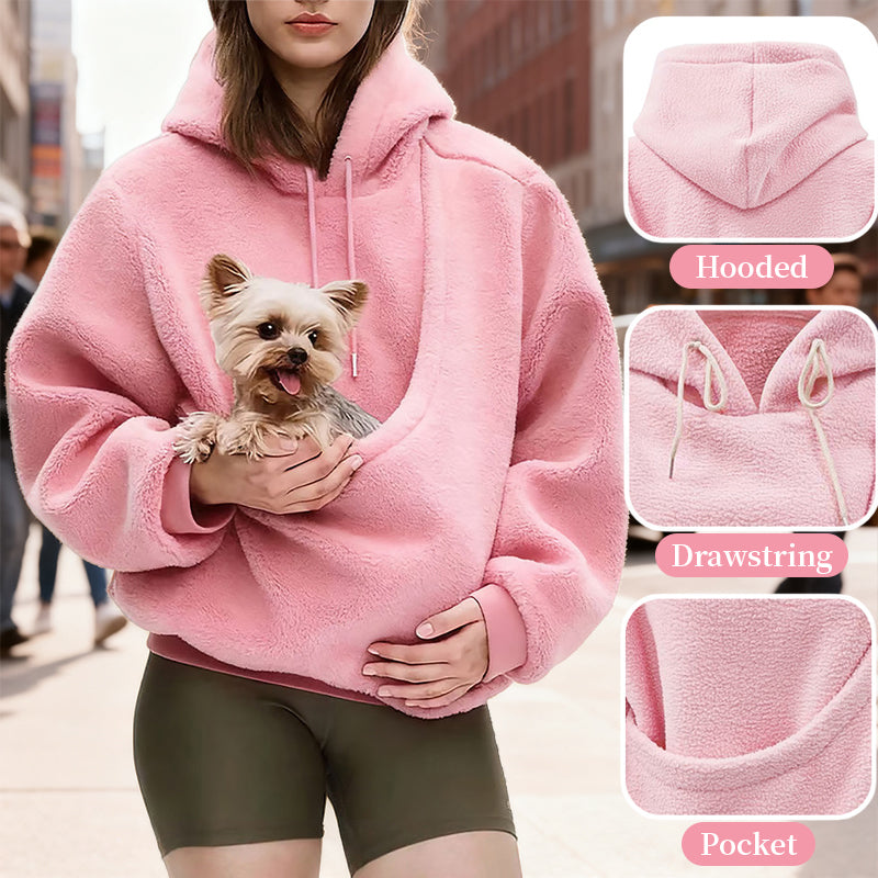 Sweat à Capuche pour Animaux, Sac de Transport Pratique