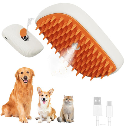 Brosse à vapeur rechargeable pour le toilettage d'animaux