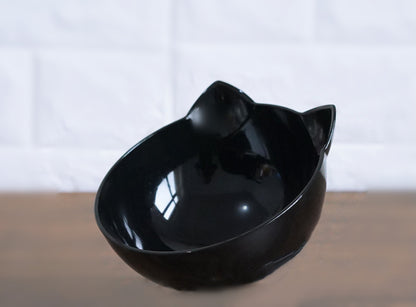 Gamelle inclinée transparente pour chats et chiens, pratique