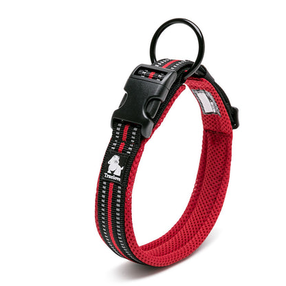 Collier anti-étranglement pour chien, sécurité renforcée et confort absolu.