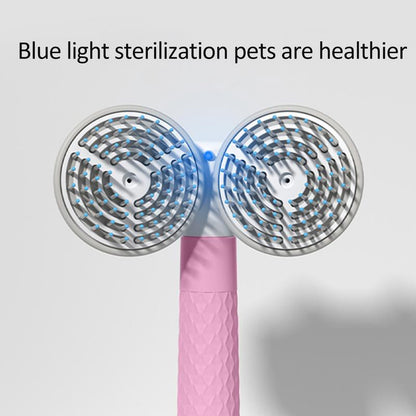 Brosse de toilettage double tête pour chats et chiens