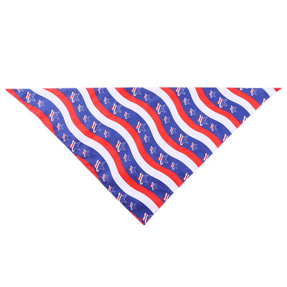 Écharpe anti-bave design drapeau américain - Papapattes