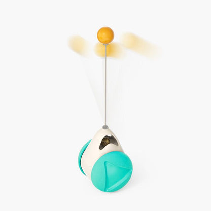 Jouet rotatif multifonction pour divertir les chats et les stimuler.