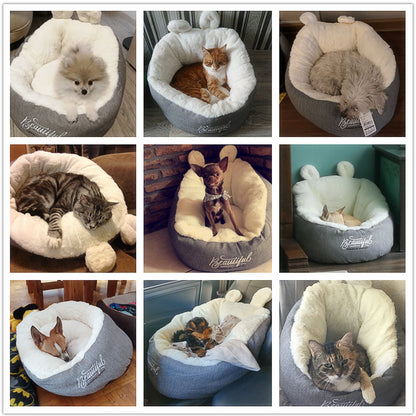 Coussin douillet chauffant conçu pour le confort des chiens.