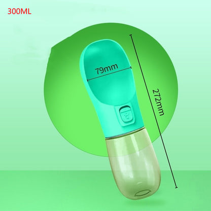Gourde et gamelle portable pour chien, pratique pour les promenades et voyages.