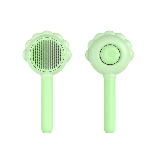 Brosse 2 en 1 auto-nettoyante pour chiens et chats
