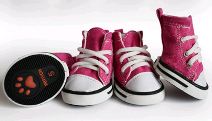 Chaussures en denim confortables pour chiens - Papapattes