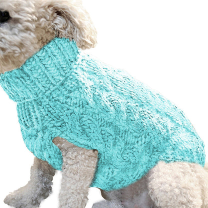 Pull d'hiver doux et chaud pour garder votre chien au chaud.