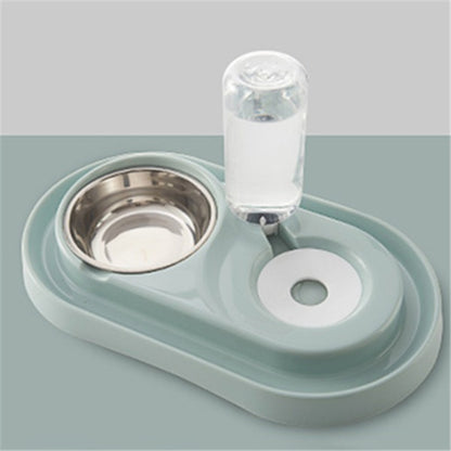 Gamelle automatique en acier inoxydable pour chien