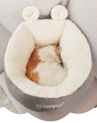 Coussin douillet chauffant conçu pour le confort des chiens.