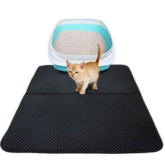 Tapis de litière imperméable pour chats, facile à nettoyer