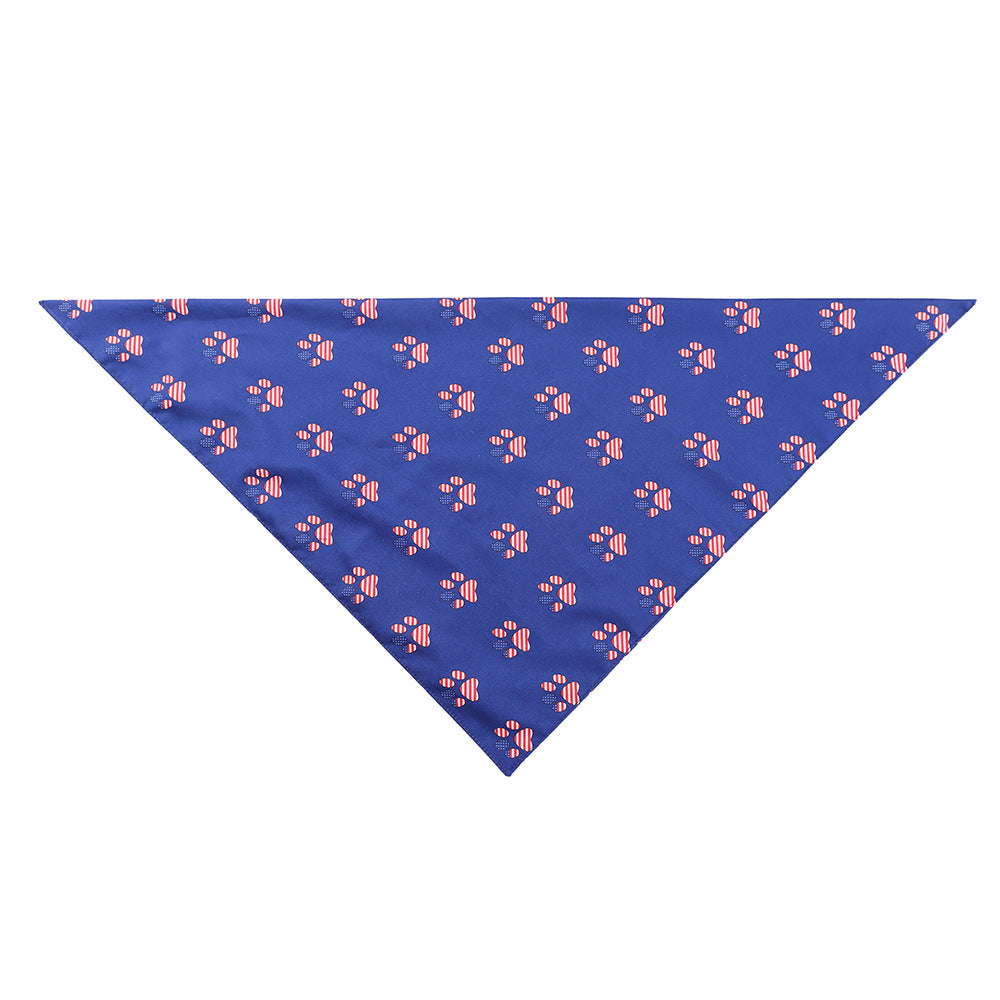 Écharpe anti-bave design drapeau américain - Papapattes