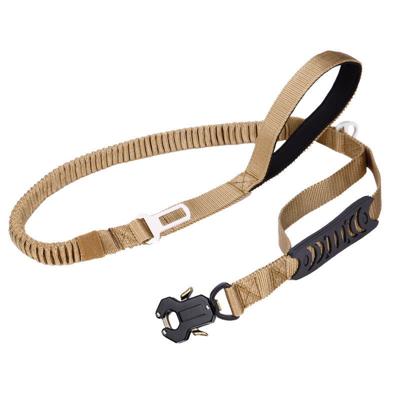 Laisse pour chien en nylon élastique anti-choc