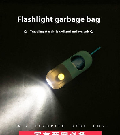 Distributeur de sacs à déjections lumineux pour animaux