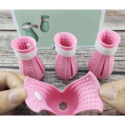 Bottes ajustables anti-rayures pour protéger les pattes de chat