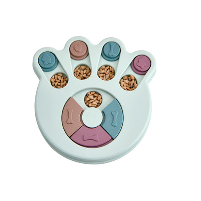 Jouet puzzle interactif pour chien, idéal pour les repas lents.